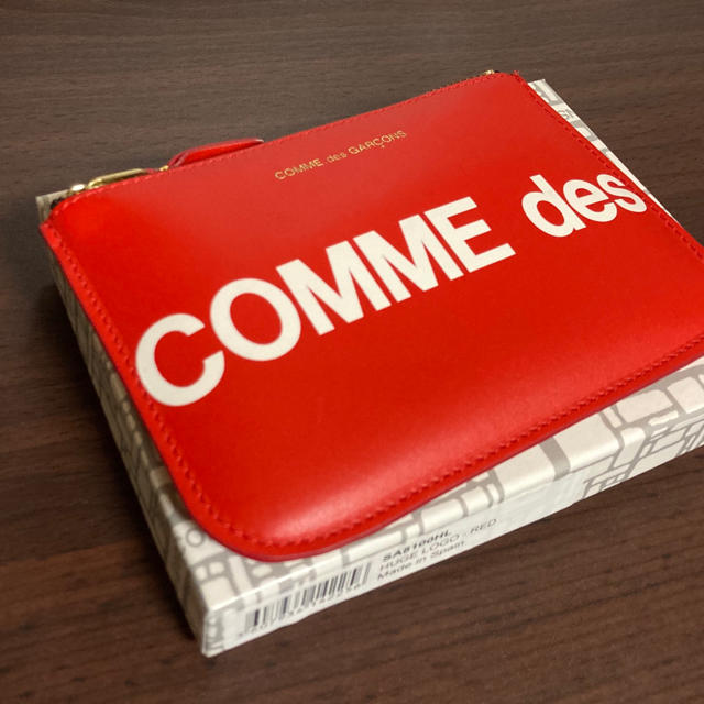 【メーカー再生品】 Comme - GARCONS des COMME Des Red Logo Huge Wallet Garcons コインケース/小銭入れ