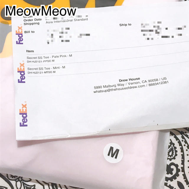 即納在庫あ 新品 - Pale Pink / Mの通販 by MeowMeow｜ラクマ Drew House Tシャツ 超激得新品