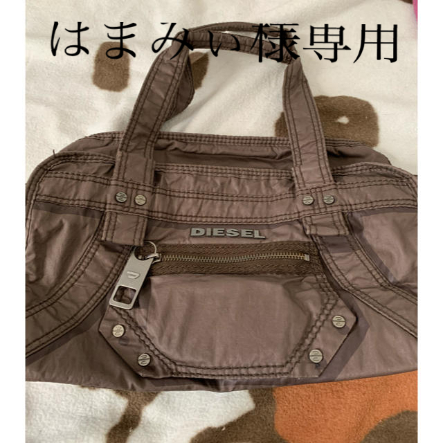 美品　DIESEL☆バック　こげ茶　ディーゼル