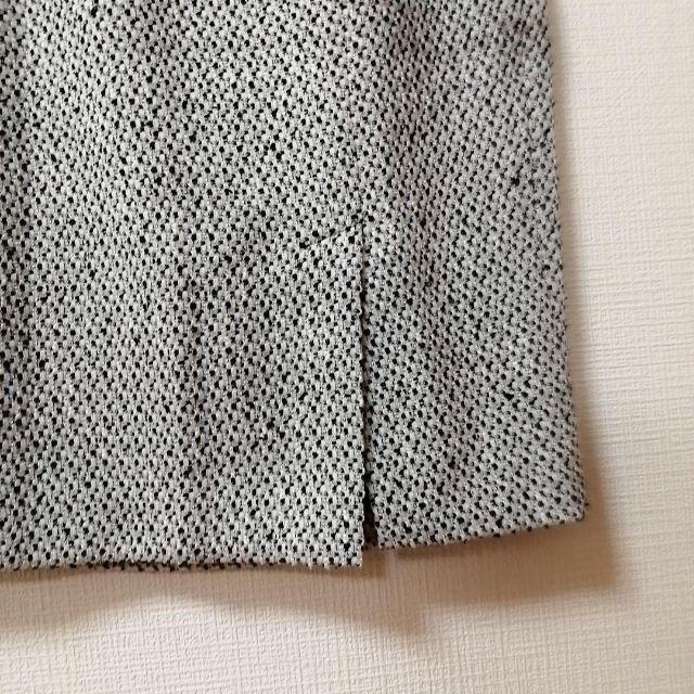 【美品】MICHEL KLEIN 総柄スカート 千鳥柄 36 ブラック 2