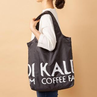 カルディ(KALDI)の【同梱で100円引き】エコバッグ【ブラック】(その他)