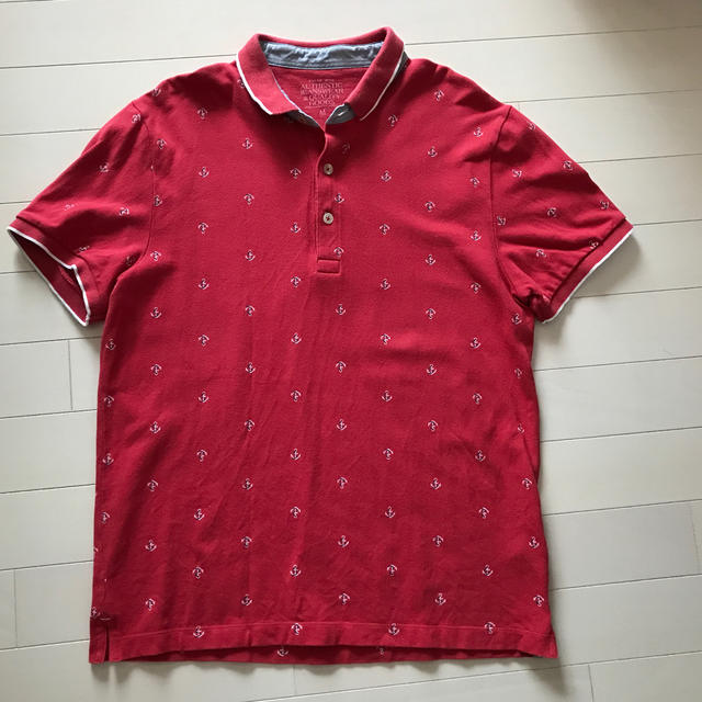 AEON(イオン)の赤ポロシャツ メンズのトップス(ポロシャツ)の商品写真