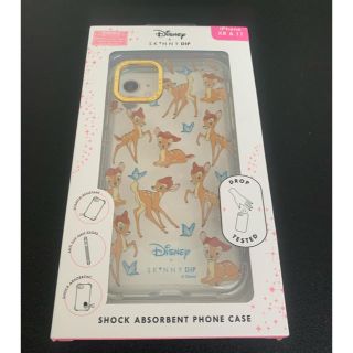 スキニーディップ(SKINNYDIP)のSKINNYDIP ディズニーコラボ　バンビ　iPhone 11/XR兼用ケース(iPhoneケース)