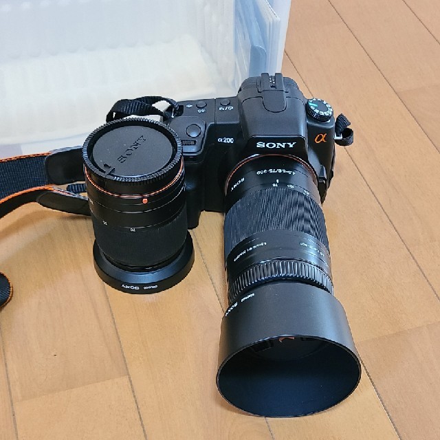 ソニー　DSLR-A200　α200　ダブルレンズ他 1