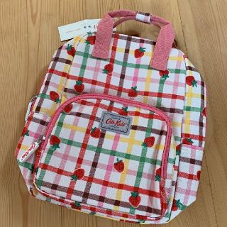 キャスキッドソン(Cath Kidston)の新品　キャスキッドソン　いちご　キッズリュック　ストロベリーギンガム(リュックサック)