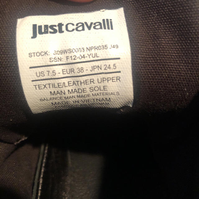 Just Cavalli(ジャストカヴァリ)のジャストカヴァリ　ハイカットスニーカー レディースの靴/シューズ(スニーカー)の商品写真