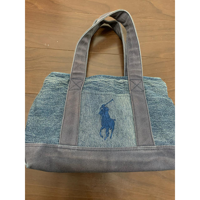 POLO RALPH LAUREN(ポロラルフローレン)の値下げ⭐︎RALPH LAUREN ⭐︎デニムトートバックラルフローレンPOLO レディースのバッグ(トートバッグ)の商品写真