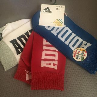 アディダス(adidas)のアディダスビッグロゴ　　靴下(ソックス)