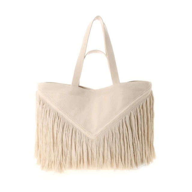 ALEXIA STAM(アリシアスタン)のV Long Fringe Large Tote Bag レディースのバッグ(トートバッグ)の商品写真