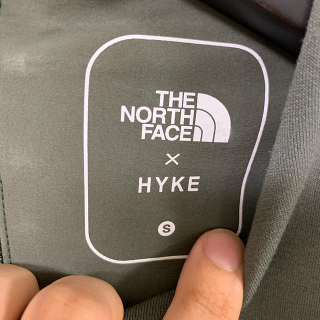 HYKE(ハイク)のハイク　ノースフェイス  スウェット　Sサイズ メンズのトップス(スウェット)の商品写真
