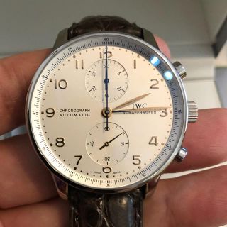 インターナショナルウォッチカンパニー(IWC)のIWC ポルトギーゼ クロノグラフ IW371445 国内正規品　正規O.H済み(腕時計(アナログ))