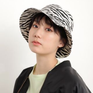 ページボーイ(PAGEBOY)の【新品タグ付き】PAGEBOY ゼブラ　ハット　帽子(ハット)