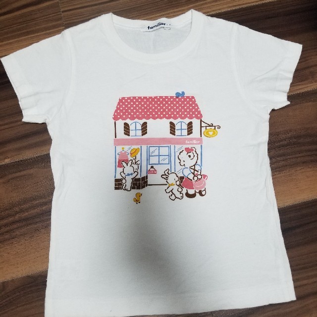 familiar(ファミリア)のused ファミリア　Tシャツ キッズ/ベビー/マタニティのキッズ服女の子用(90cm~)(Tシャツ/カットソー)の商品写真