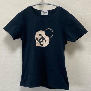 シャネル(CHANEL)のCHANEL シャネル ココマーク バッグ柄プリント Tシャツ(Tシャツ(半袖/袖なし))