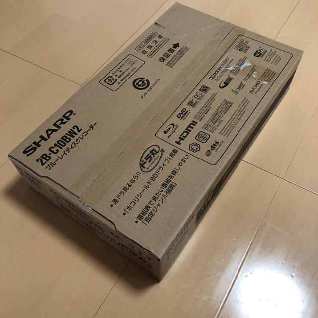 【メーカー保証付】1TB SHARP AQUOS 2B-C10BW2