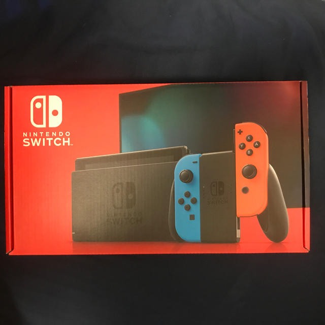 Nintendo Switch(ニンテンドースイッチ)のNintendo Switch JOY-CON(L) ネオンブルー/(R) ネオ エンタメ/ホビーのゲームソフト/ゲーム機本体(家庭用ゲーム機本体)の商品写真