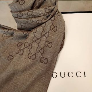 グッチ(Gucci)のGUCCI　ストール　リバーシブル　グッチ(ストール/パシュミナ)