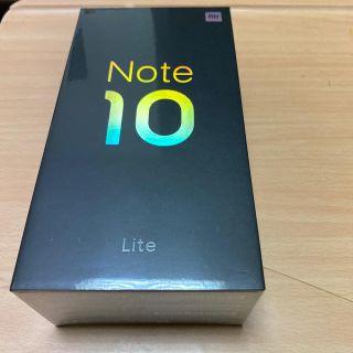 アンドロイド(ANDROID)の【新品未開封】Mi note 10 lite 64GB パープル(スマートフォン本体)