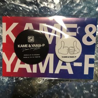 ジャニーズ(Johnny's)のKAME&YAMA-P 缶バッジセット　亀と山P 亀梨和也　山下智久(アイドルグッズ)