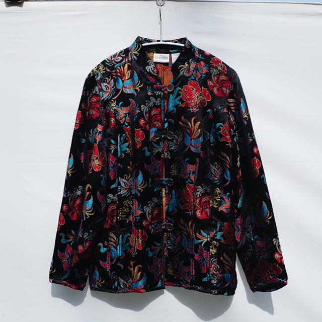 Ameri VINTAGE(アメリヴィンテージ)のVintage Floral jacquard jacket レディースのトップス(シャツ/ブラウス(長袖/七分))の商品写真