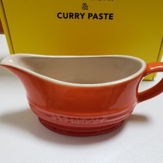 ルクルーゼ(LE CREUSET)のル クルーゼ  グレービーボートS オレンジ 未使用(食器)