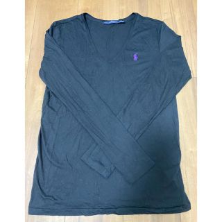 ラルフローレン(Ralph Lauren)のラルフローレン　ロングTシャツ　Sサイズ　ブラック(Tシャツ(長袖/七分))