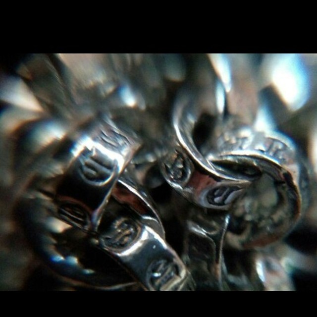 Chrome Hearts(クロムハーツ)の新品　ペーパーチェーン　20センチ　silver925　ブレスレット メンズのアクセサリー(ブレスレット)の商品写真