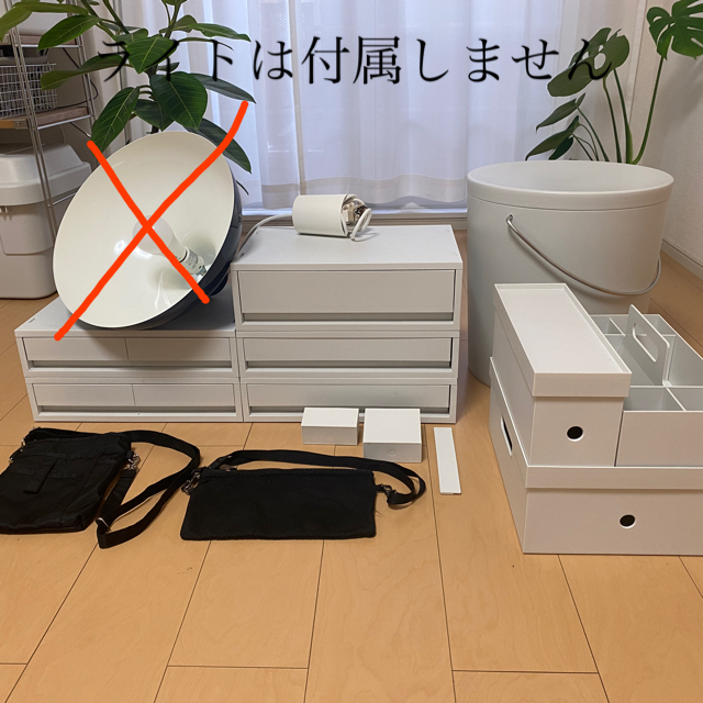 MUJI (無印良品)(ムジルシリョウヒン)の【マツ1122様用】無印良品完売品等収納セット インテリア/住まい/日用品の収納家具(ケース/ボックス)の商品写真