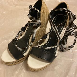 ザラ(ZARA)のZARA/ザラ/ハイヒールリボンサンダル/35(サンダル)