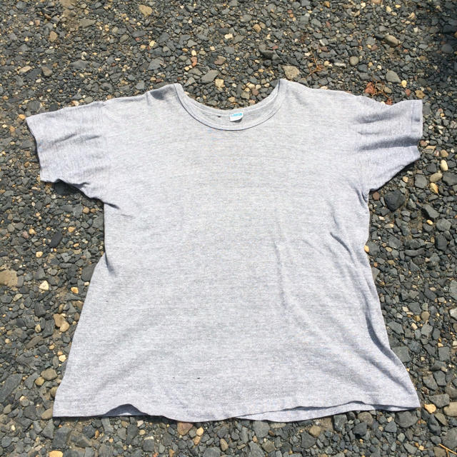 チャンピオン Tシャツ 無地 70s バータグ Tシャツ+カットソー(半袖+袖なし)