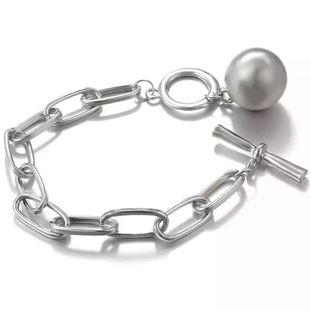 TOGA(トーガ)のSilver ball chain bracelet No.392 レディースのアクセサリー(ブレスレット/バングル)の商品写真