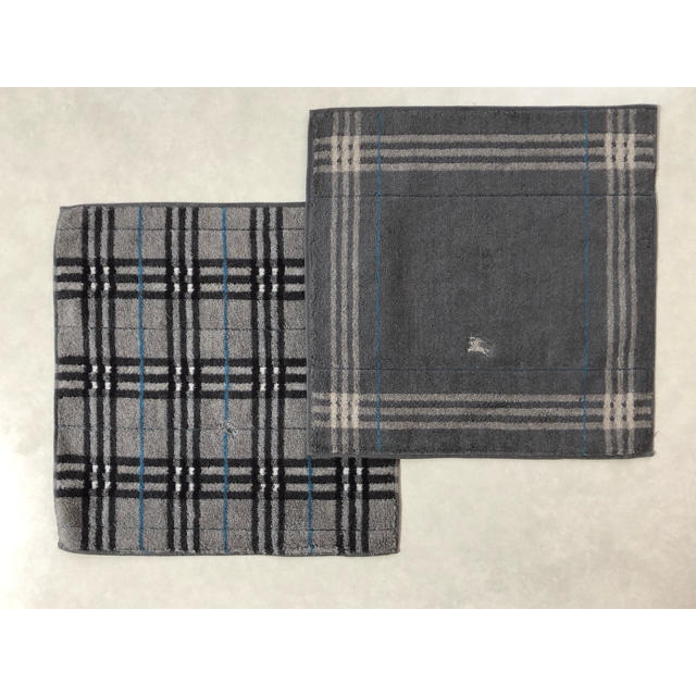 BURBERRY(バーバリー)の新品【BURBERRY 】バーバリー ミニテリー（タオルハンカチ） 2枚セット メンズのファッション小物(ハンカチ/ポケットチーフ)の商品写真