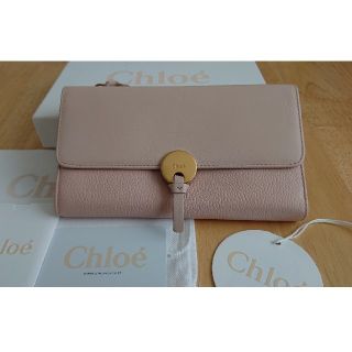 クロエ(Chloe)の【新品】クロエ インディ  L字ファスナー 長財布 二つ折り 定価 6万3千円(財布)