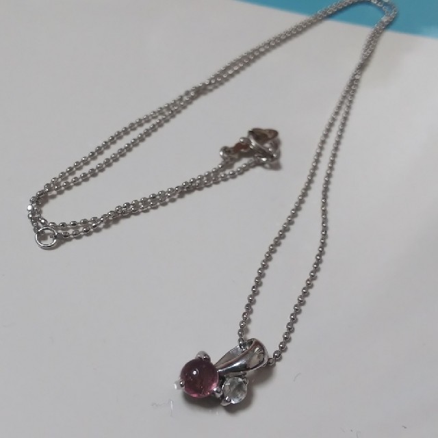 ストレッチドビー 可愛い! K18 ダイヤ 0.50ct ネックレス 3.85g M893