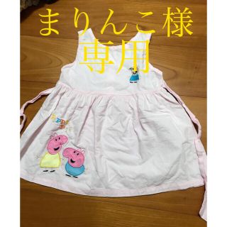 まりんこ様専用　ペッパピッグ　ワンピース　90cm(ワンピース)