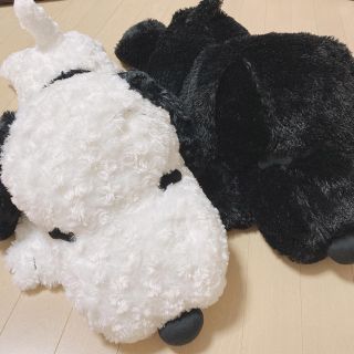 スヌーピー(SNOOPY)のスヌーピー寝そべり超BIGぬいぐるみ2種(ぬいぐるみ)