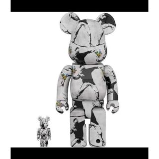 メディコムトイ(MEDICOM TOY)のBE@RBRICK FLOWER BOMBER 100%&400% バンクシー(その他)