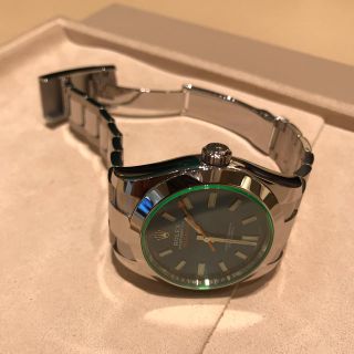 ロレックス(ROLEX)のロレックス ROLEX ミルガウス  116400GV 新品ブレスレット未調整品(腕時計(アナログ))