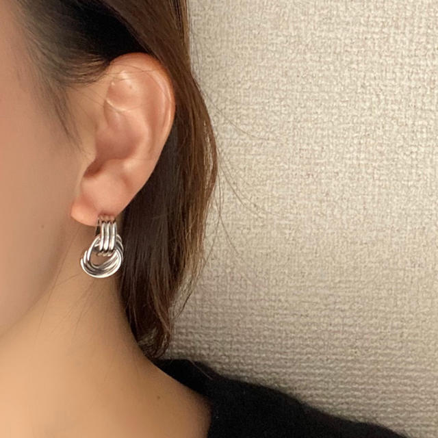 ALEXIA STAM(アリシアスタン)のmetal ring pierce 〈SILVER〉 レディースのアクセサリー(ピアス)の商品写真