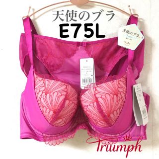 トリンプ(Triumph)のトリンプ 天使のブラ スリムライン E75L(ブラ&ショーツセット)