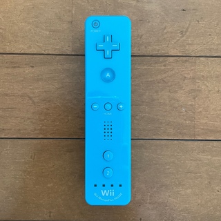 ウィー(Wii)のWii リモコン プラス モーションプラス Motion Plus 青 ブルー(その他)