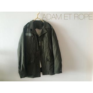 アダムエロぺ(Adam et Rope')のADAM ET ROPEミリタリージャケ(ミリタリージャケット)