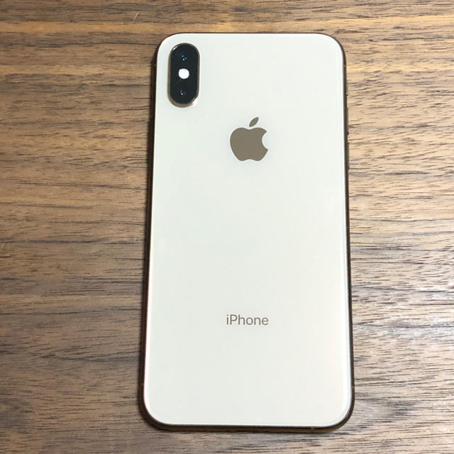 SIMフリー iPhoneXs 64GB ゴールド 本体のみ 769 スマホ/家電/カメラのスマートフォン/携帯電話(スマートフォン本体)の商品写真