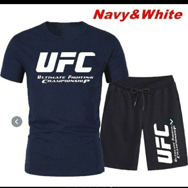 【１点限り！】ＵＦＣ　Tシャツ　ハーフパンツ  上下セット 2