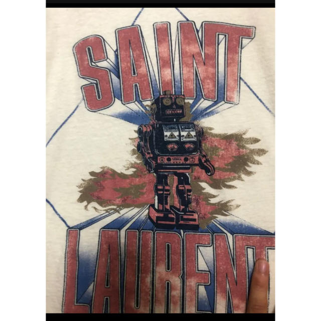 ※値下げしました※【新品・未使用】SAINT LAURENT ロボット Tシャツ