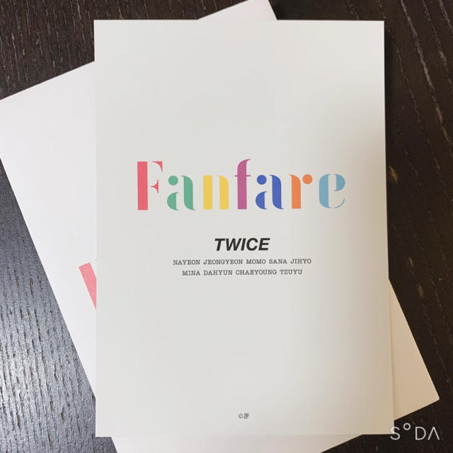 ダヒョン ランダムトレカ Fanfare エンタメ/ホビーのCD(K-POP/アジア)の商品写真