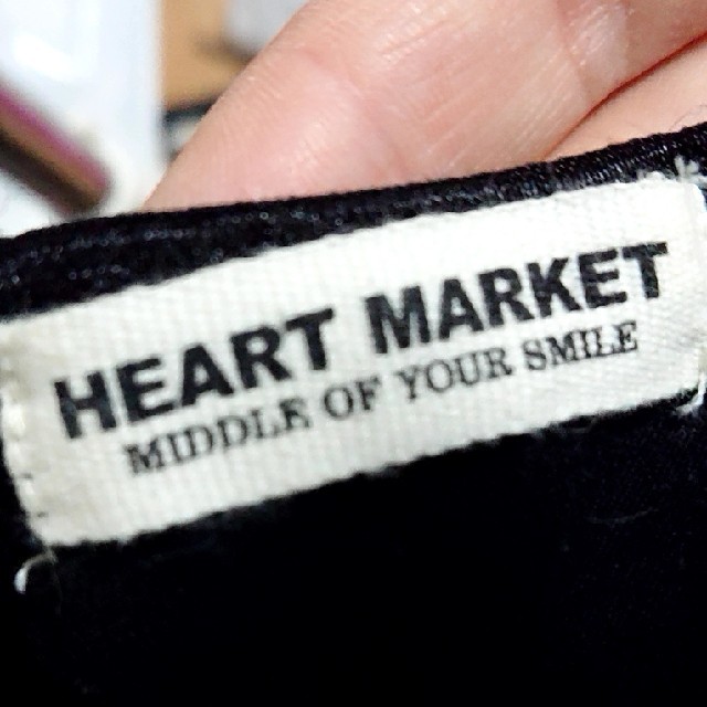 Heart Market(ハートマーケット)のリボンつきキャミソール(黒) レディースのトップス(キャミソール)の商品写真