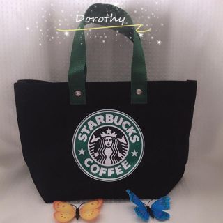 Starbucks Coffee - 【スターバックス】Starbucks キャンバス トートバッグ ブラックの通販｜ラクマ