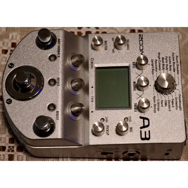 ZOOM A3 アコースティックギター用プリアンプ・エフェクター ZOOM A3 アコースティックギター用プリアンプ・エフェクター