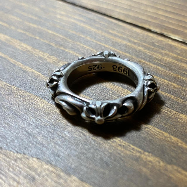 Chrome Hearts(クロムハーツ)のクロムハーツ  クロスバンド　10号 メンズのアクセサリー(リング(指輪))の商品写真